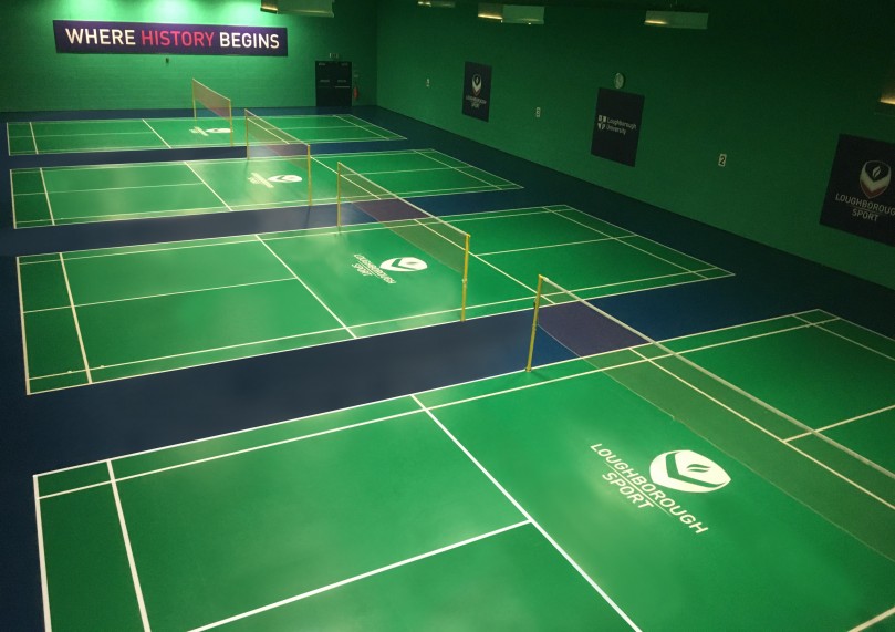 Loughborough University Badminton Flooring